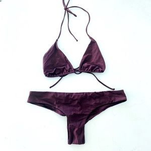 LA PERLA MAROON BIKINI S